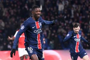 2025年五大联赛球员射手榜：登贝莱24球高居榜首，姆巴佩次席